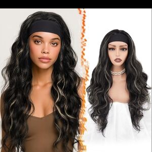 Barsdar,Black and Gray Women's Wig